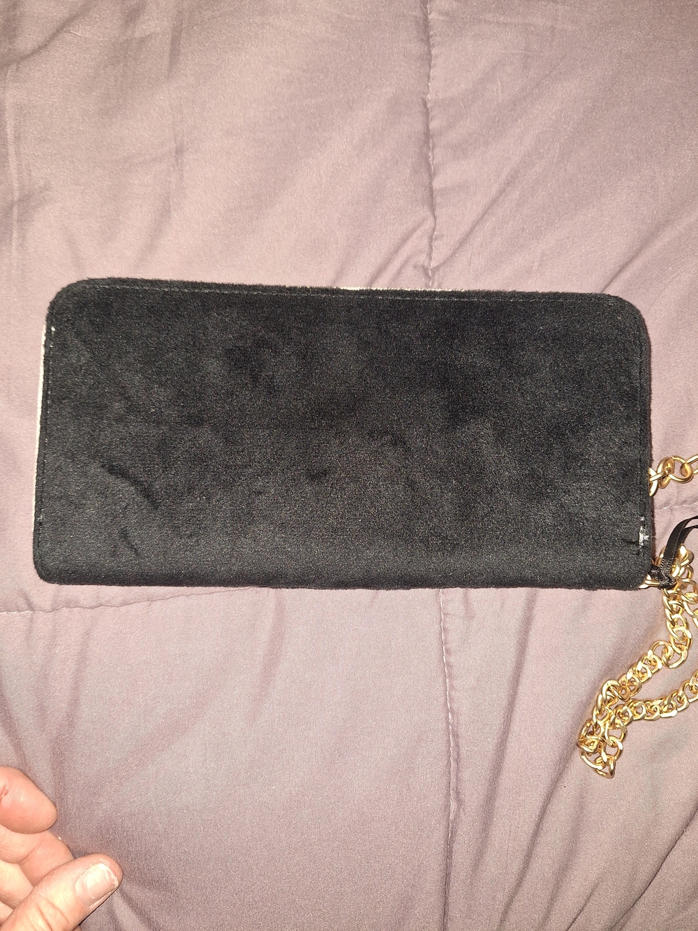 Juicy Couture Black & Pink Quilted Wristlet Wallet EXCLUSIVE - Picture 3 of 6